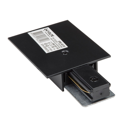 UBX-Q123 R01 BLACK 1 POLYBAG Ввод питания для шинопровода типа R. Однофазный. Черный. ТМ Volpe