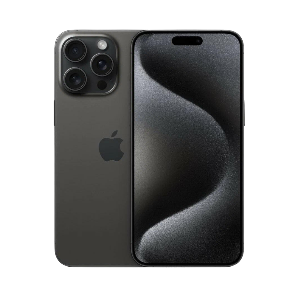 iPhone 15 Pro 128 ГБ, Dual: nano SIM + nano SIM, чёрный титан