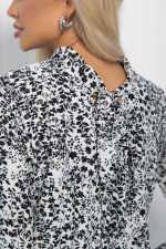 Блуза Ален (черно-белая) Б11391 LT Collection