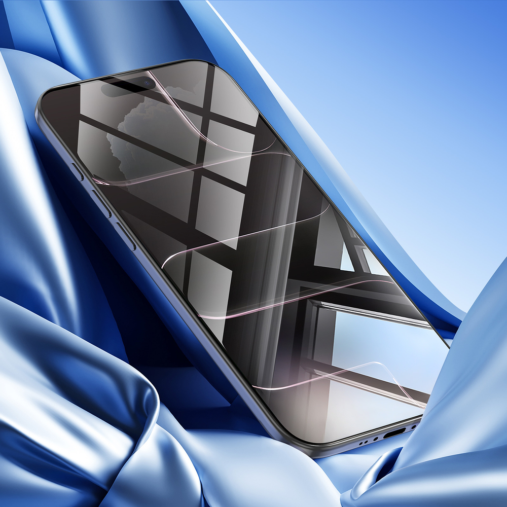 Защитное стекло для iPhone Air, серия Roga Series от Dux Ducis (комплект с ванночкой для автоматического выравнивания и установки)