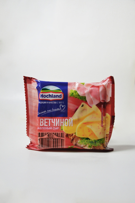 Сыр плавленый Hochland с ветчиной 45%, 200г