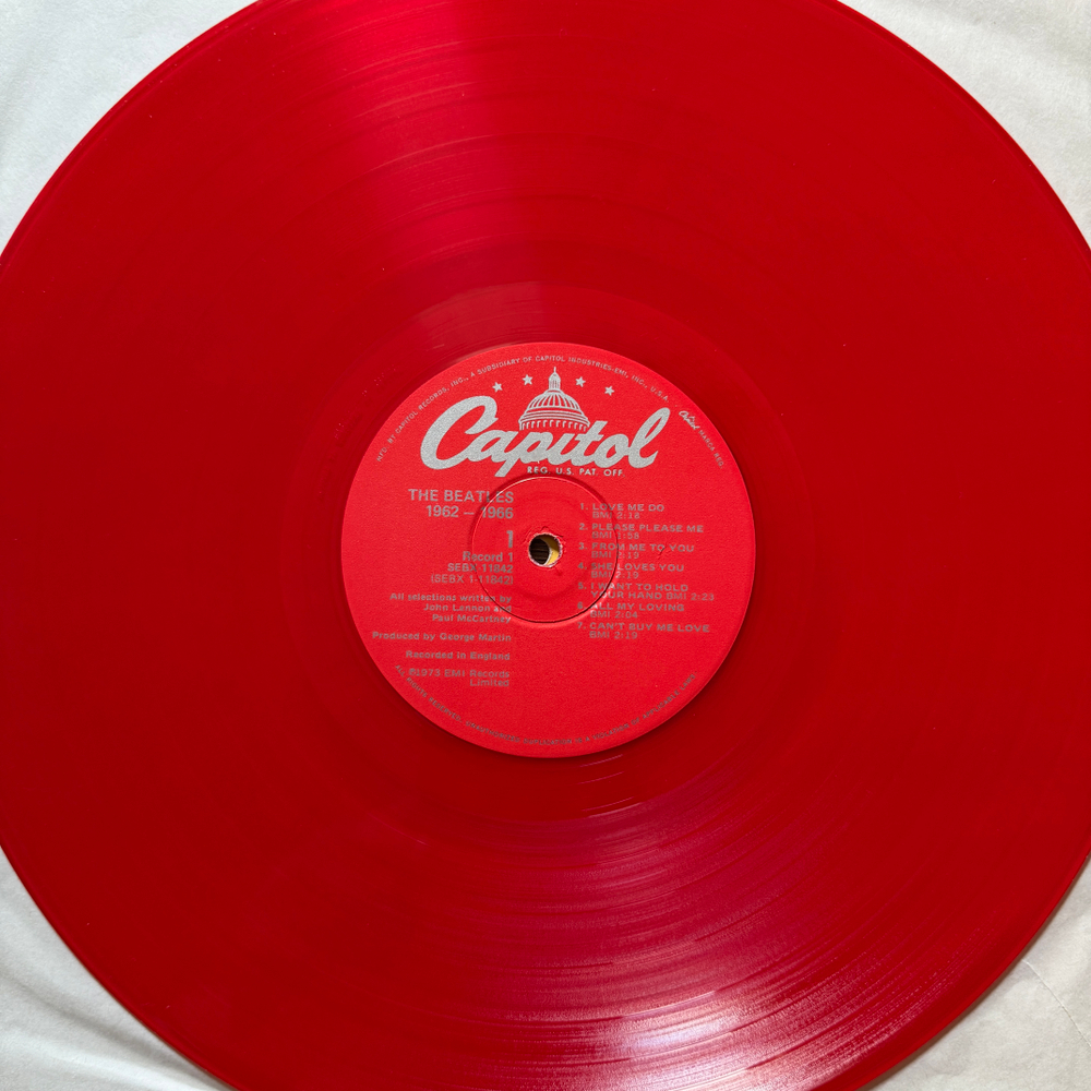 The Beatles ‎– 1962-1966 2LP (США 1978г.) Red Т