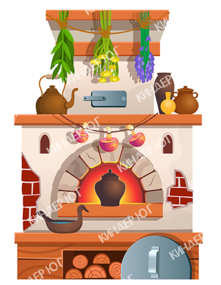 Декорация "Печь" арт. Ф400-3