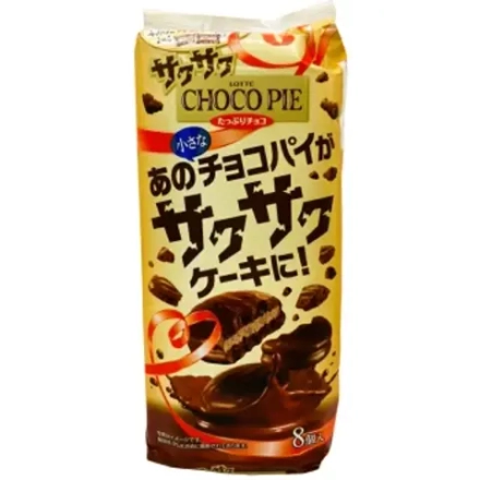 Пирожное Чоко Пай Crispy хрустящее и насыщенное шоколадом, Lotte 110,4г