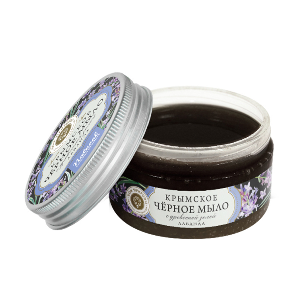 Крымское Черное мыло Лаванда, 200 г (4,3 б)