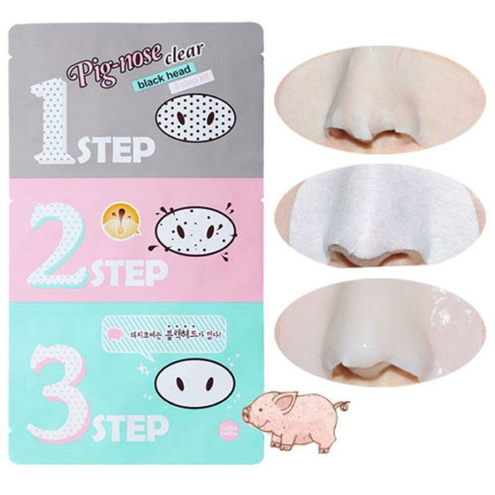 Holika Holika Pig Nose Clear Black Head 3-Step Kit 3-х ступенчатый набор средств для очистки пор