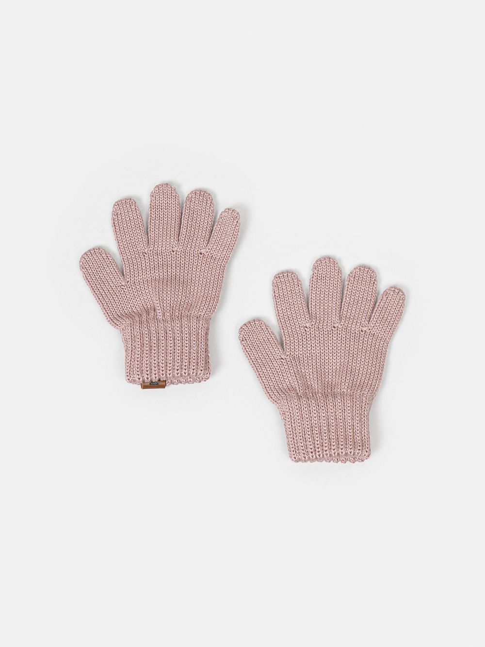 Перчатки вязаные "Пудра"