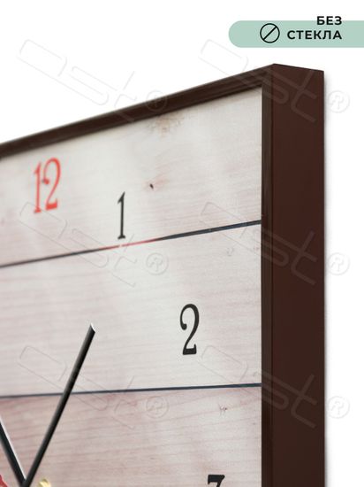 Настенные часы-постер "Healthy food"