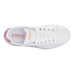 Женские теннисные кроссовки K-Swiss Court Shield Sneakers Women - White, Pink