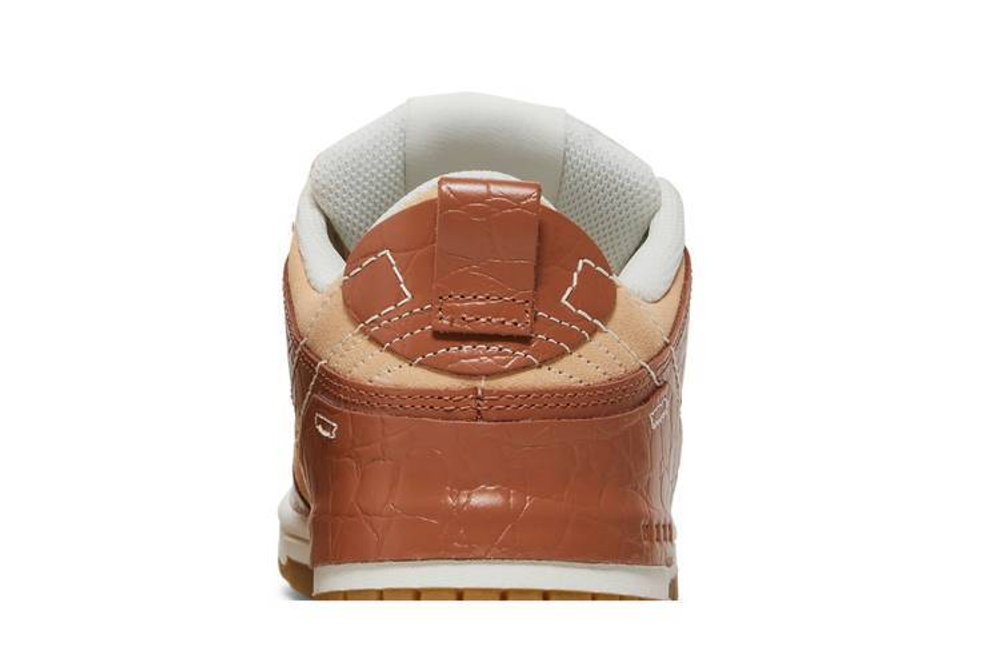 Кроссовки Nike Dunk Low 2 "Brown Croc" (Женская размерная сетка)