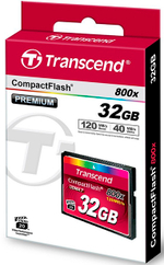 Карта памяти CompactFlash 32GB Transcend TS32GCF800
