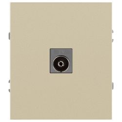 Розетка ЭРА Arktik 16-3101-04 TV одиночная шампань | Эра Arktik