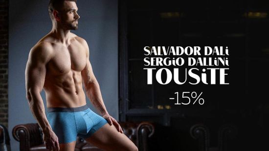 Скидка 15% на Salvador Dali, Sergio Dallini, Tousite 💪
