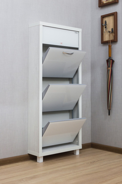 Обувница в прихожую для обуви Айрон Люкс Плюс 3 секции