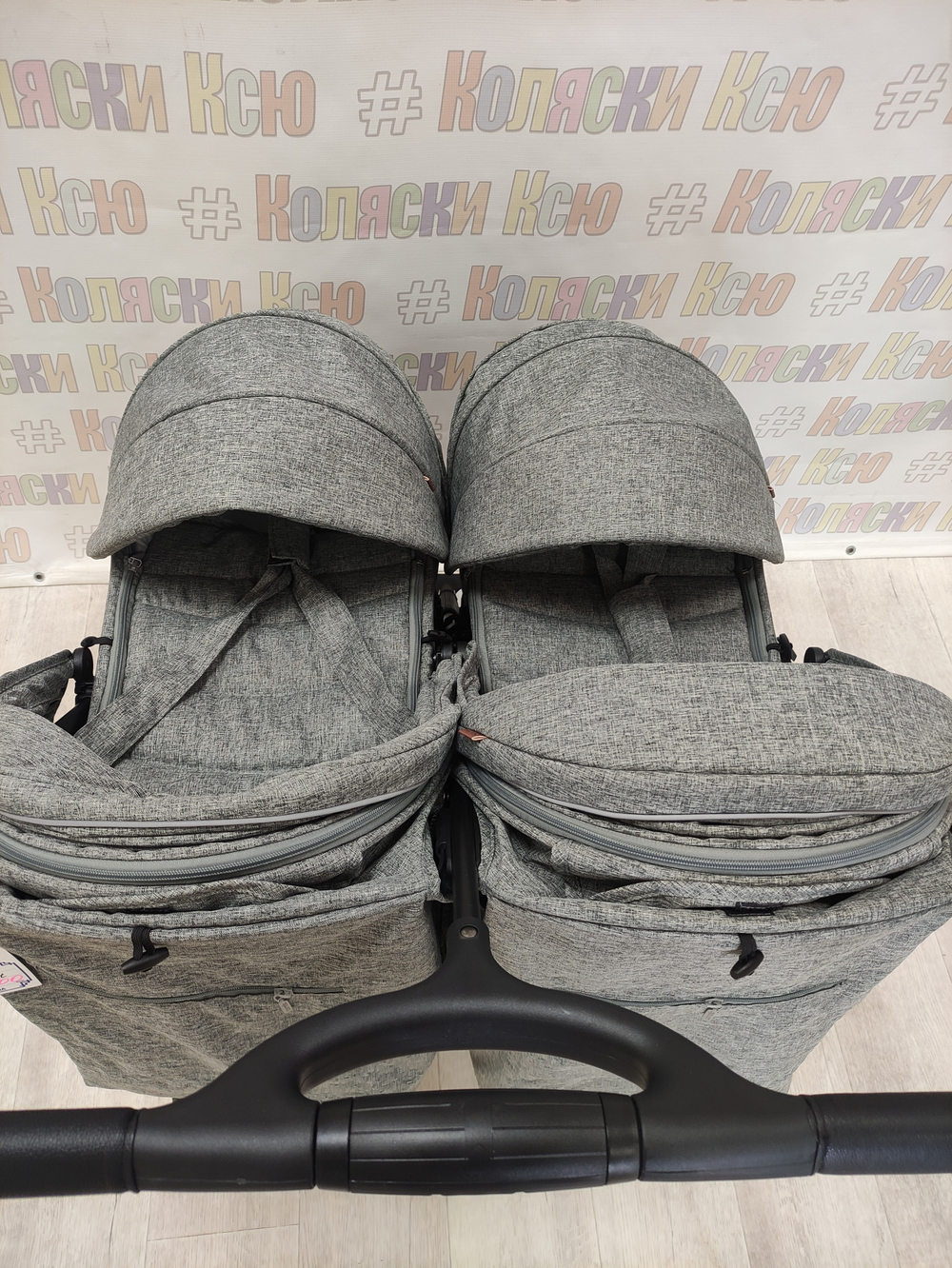 Коляска для двойни Carrello Connect CRL-5502 Ink Grey