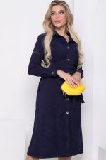 Платье рубашка "Джоанна" (синее) П8527 LT Collection
