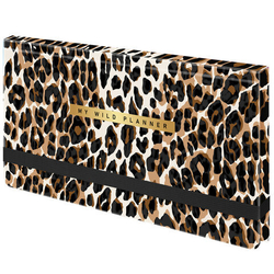 Еженедельник недатированный 17,1*9,3 см 64 л. на резинке БРАУБЕРГ Леопард принт (116312)