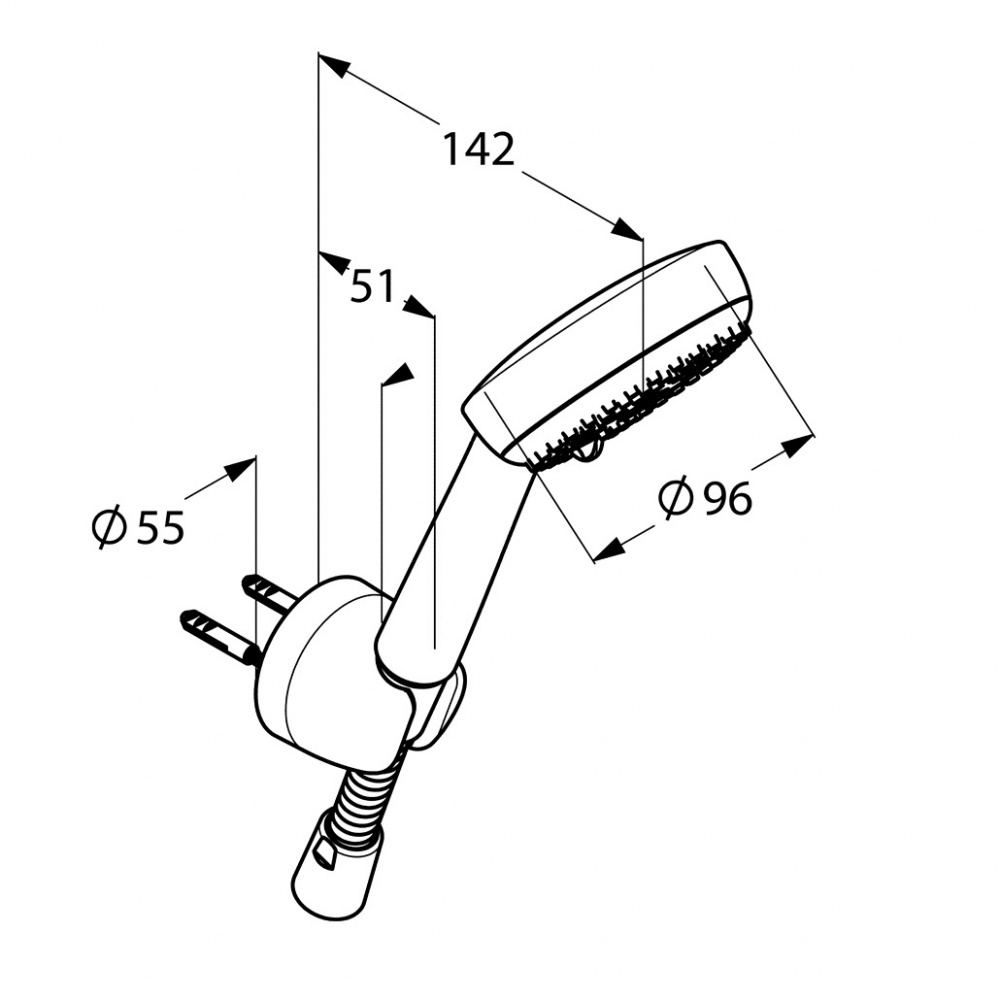 Душевая система Kludi Bozz 386310576 скрытый монтаж с изливом для ванной