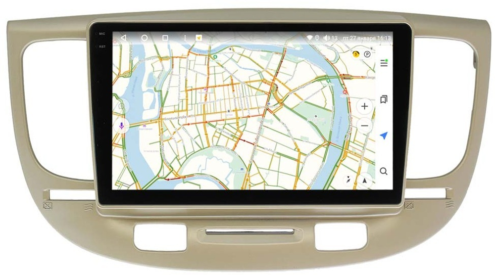 Магнитола для KIA Rio 2005-2011 - Vaycar VA27-1106-2K на Android 13, 8-ядер, 2K QLED, ТОП процессор, CarPlay,4G SIM-слот