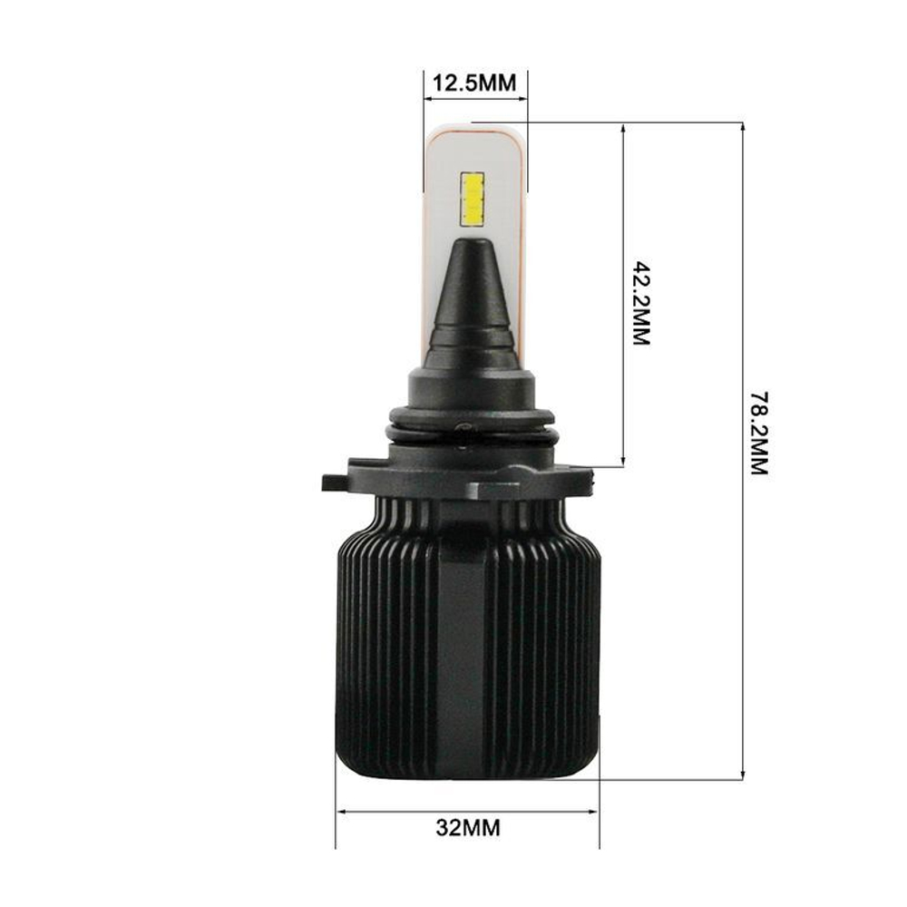 Cветодиодные лампы HB4 (9006) Sariti J1 Seoul Csp, 5500К, 12V, 25W, EMC (комплект, 2шт)