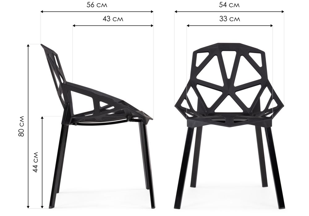 Стул One PC-015 черный