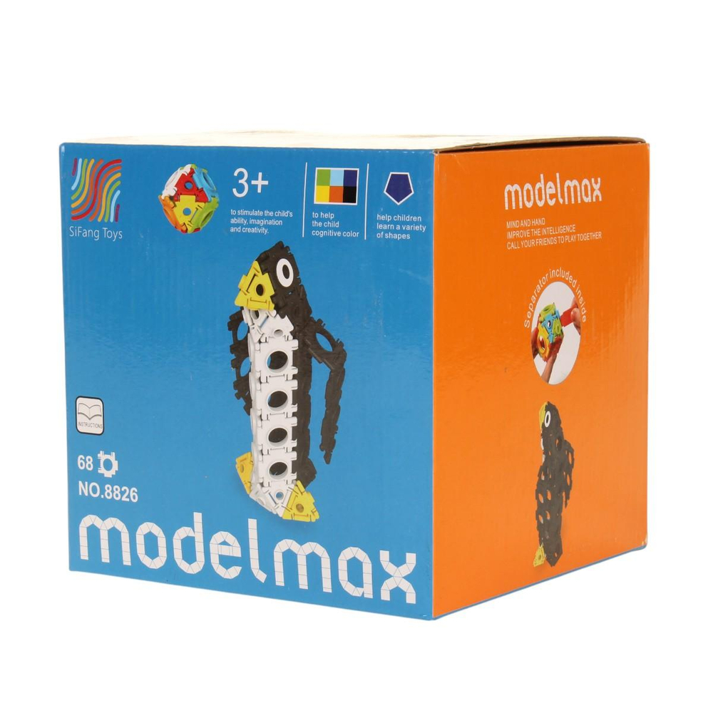 Конструктор 3D Пингвин, коробка 8826