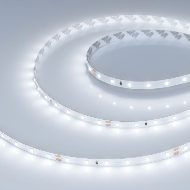 Светодиодная лента Arlight 4,8W/m 60LED/m 2835SMD холодный белый 5M 016147(2)