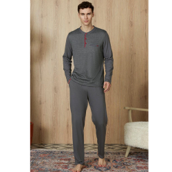 Мужская пижама серая Doreanse 4864