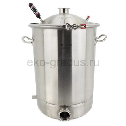Перегонный куб на 36 литров с купольной крышкой