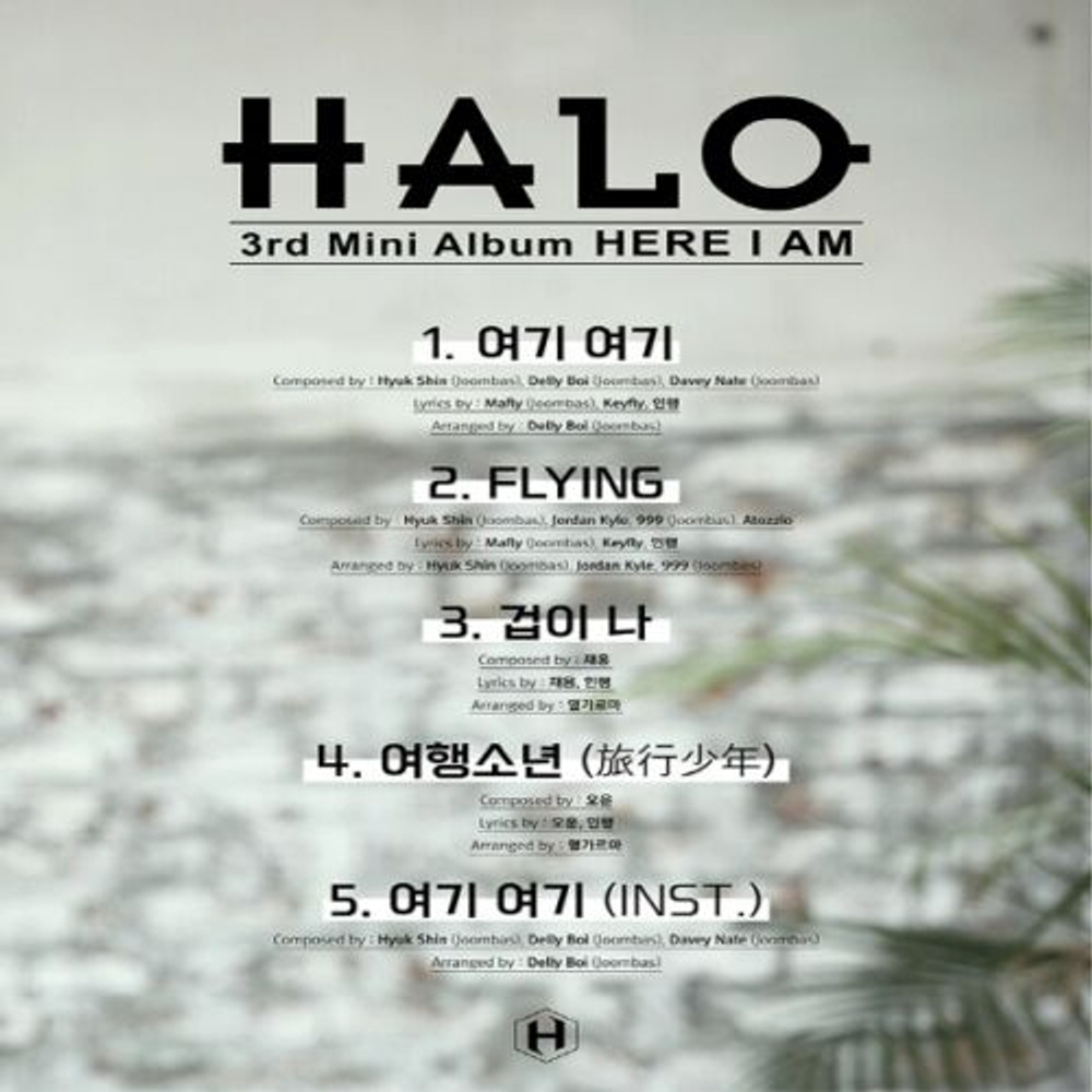 Альбом HALO - Here I Am 3rd Mini Album