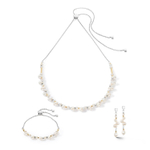 Серьги-пусеты Coeur de Lion White bicolor 1106/21-1426