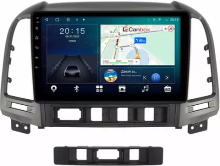 Магнитола для Hyundai Santa Fe 2006-2012 - CanBox 9052 Android 10, 8-ядер, SIM-слот