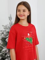 Фуфайка (футболка) детская Праздник-6.1 Виотекс КРАСНЫЙ
