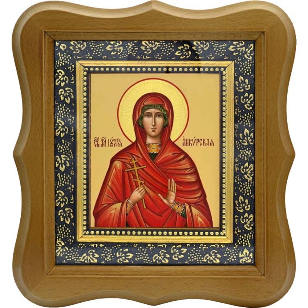 Иулия Анкирская (Коринфская) Святая Мученица. Икона на холсте.