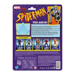 Hasbro Marvel Legends Spider-Man - Фигурка Spider-Armor Mk I 16 см в стиле ретро F3698