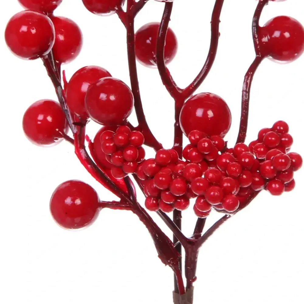 Ветка декоративная «Зимние краски» 25 см