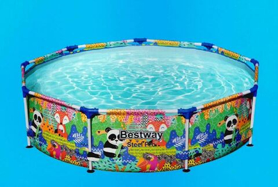Бассейн Steel Pro 274х66см Панда, 3221л