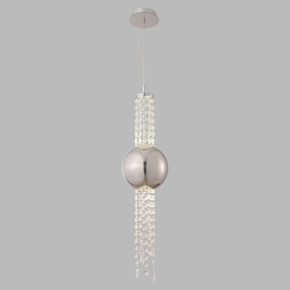 Подвесной светодиодный светильник Crystal Lux Navajo SP3W Led Chrome