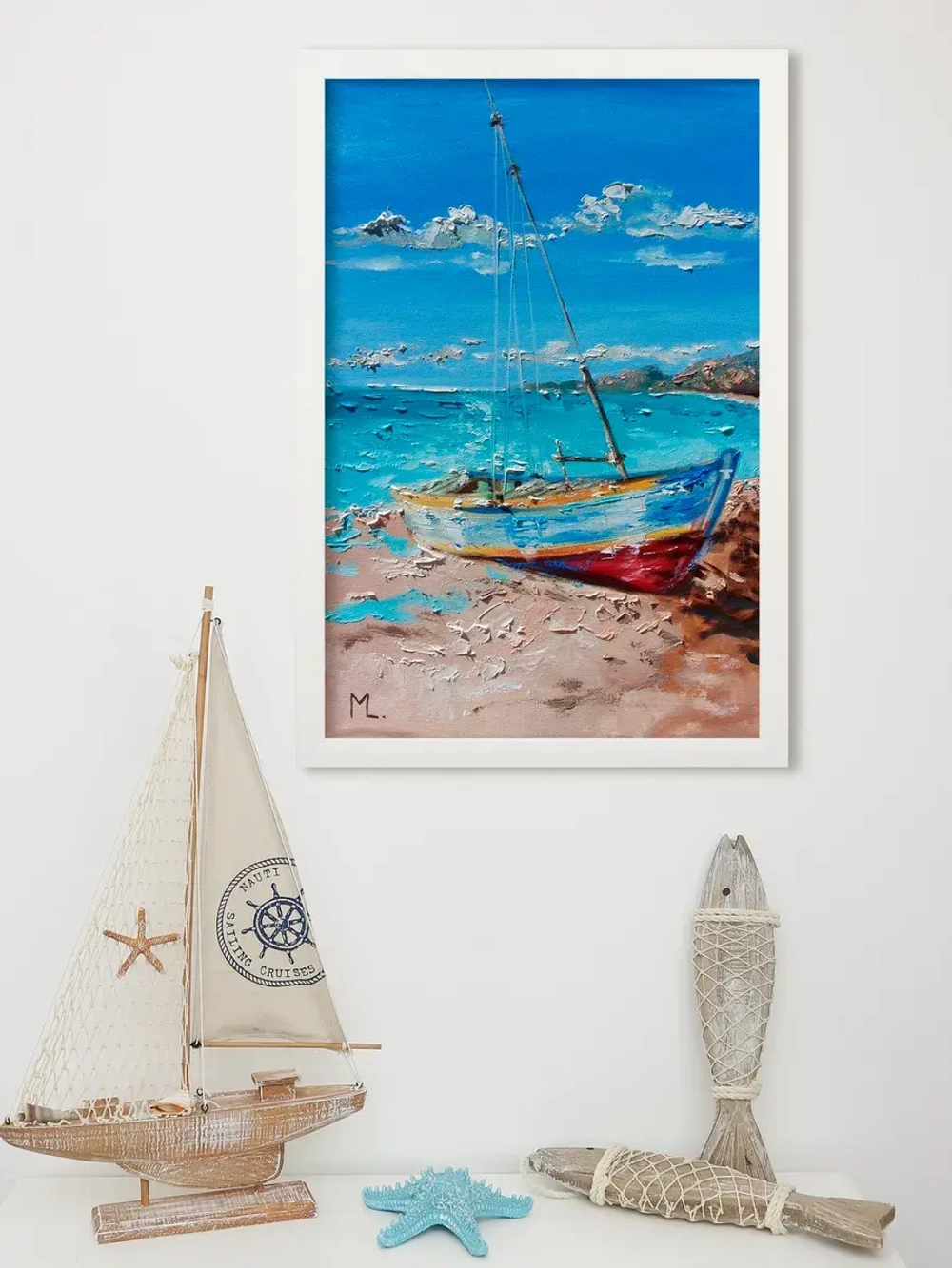 Картина на стену для интерьера на холсте 34*48 см