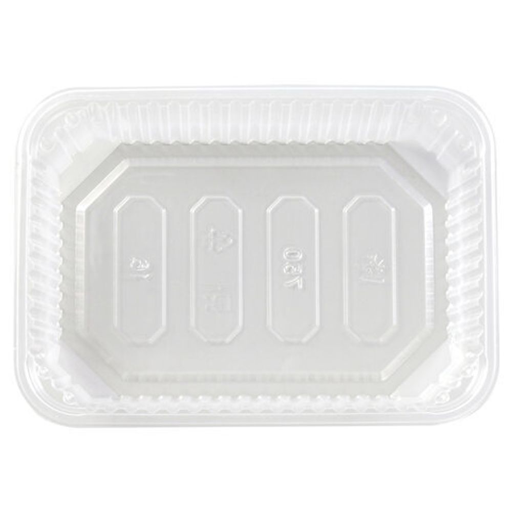 Одноразовый контейнер 750 мл, КОМПЛЕКТ 100 шт., БЕЗ КРЫШКИ, 186х132 мм, прозрачные, ПП, ЮПЛАСТ, ЮУПМ3320