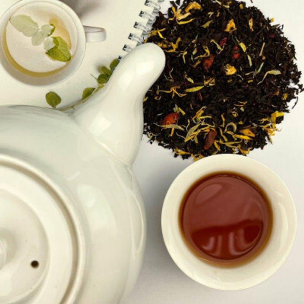 Черный чай BERRY-TEA |  "Сокровище дракона" | 18гр под стакан | Эконом