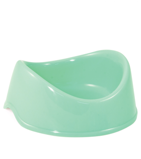 Миска пластиковая "Бисквит", бирюзовая, 0,15л