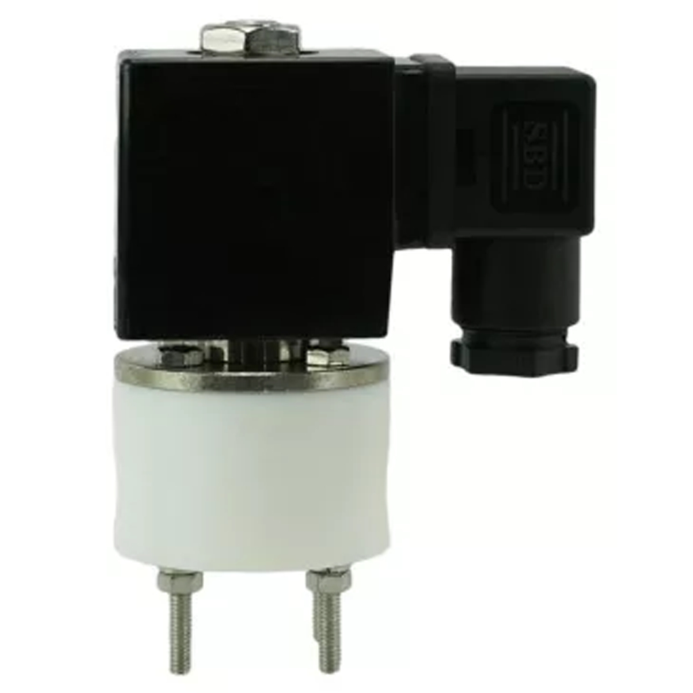 Two way normally open direct acting electric solenoid valve Elephant DHF11-НО PTFE PTFE G 24V, body material - PTFE, seal - PTFE