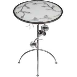 Декоративный столик Орхидея Фиори Айс Античное серебро
