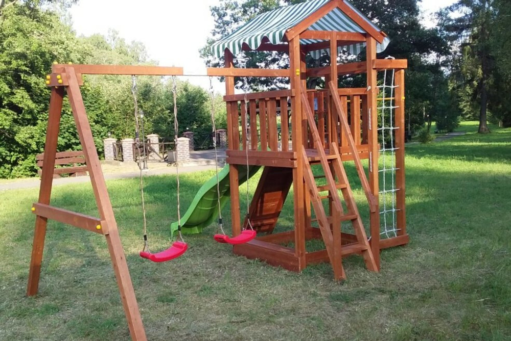 Детская площадка Савушка Мастер 5 (Махагон)