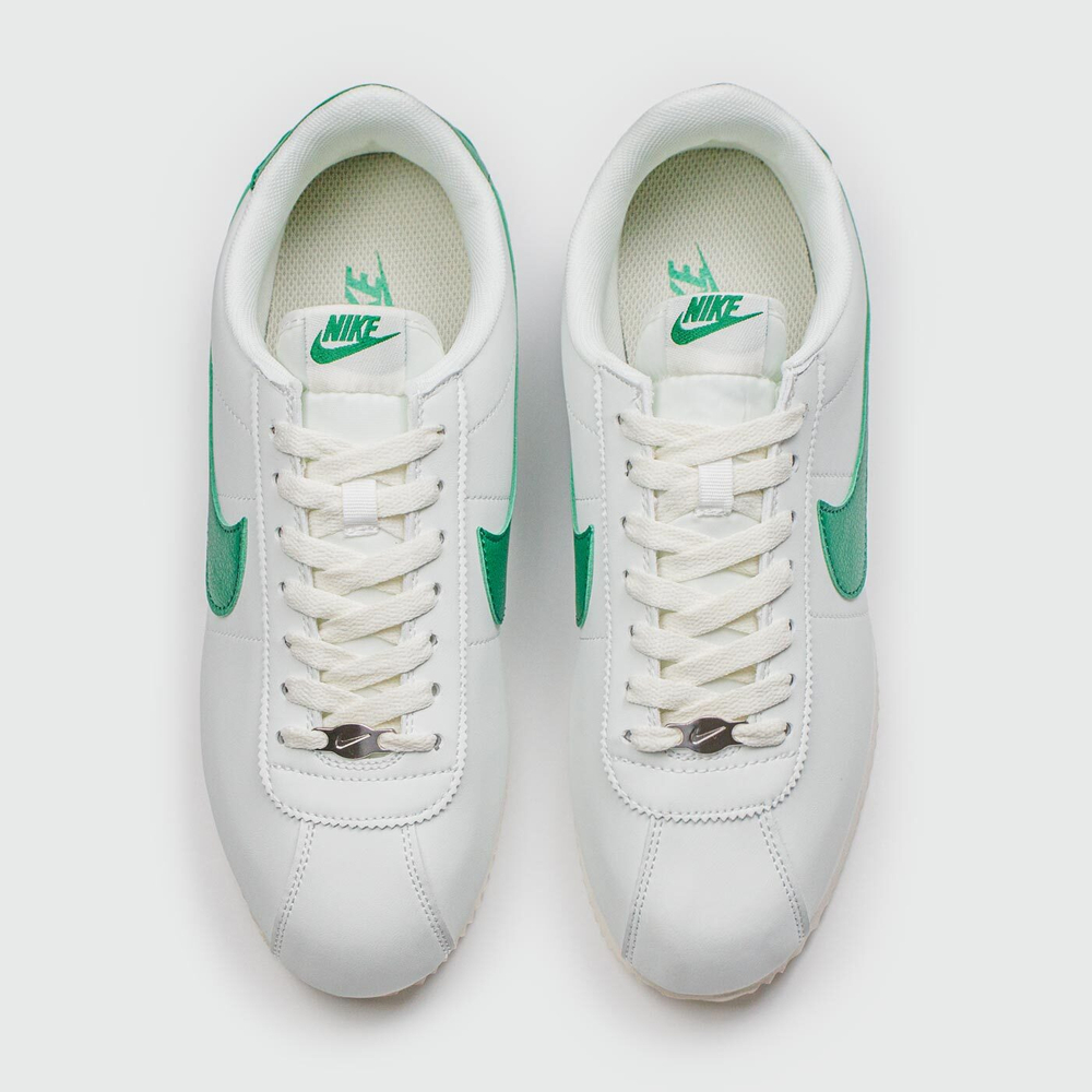 Кроссовки Nike Cortez Classic Leather White Green