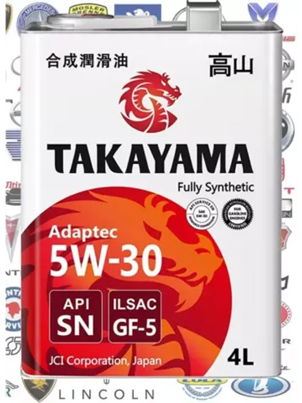TAKAYAMA SAE 5W30 ILSAC GF 5, API SN 4л.