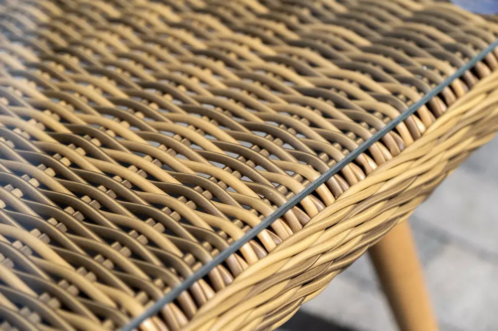 "Прованс" лаунж-зона плетеная из искусственного ротанга, цвет соломенный