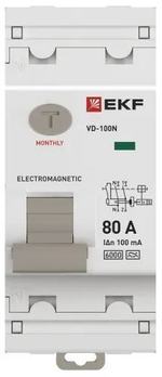 УЗО  EKF E1026MA80100