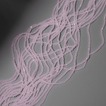 Хрустальные бусины, оттенок "Розовый опал", 3*2,5мм, рондель